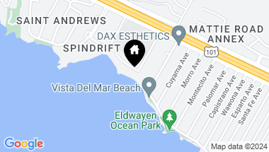 Map of 2101 Shoreline Drive, Pismo Beach CA, 93449