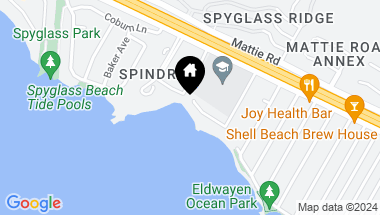 Map of 2171 Shoreline Drive, Pismo Beach CA, 93449