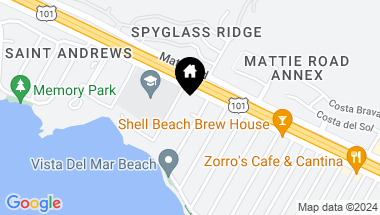 Map of 132 Vista Del Mar Avenue, Pismo Beach CA, 93449