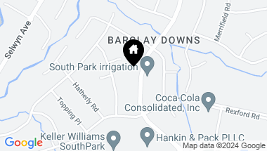 Map of 3846 Barclay Downs Drive, Charlotte NC, 28209