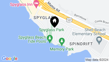 Map of 140 Seacliff Drive, Pismo Beach CA, 93449