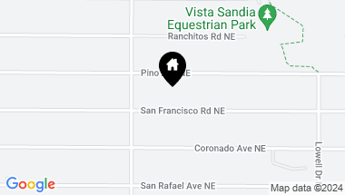 Map of Tbd San Francisco Drive NE, Albuquerque NM, 87122