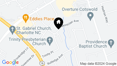 Map of 4526 Montclair Avenue, Charlotte NC, 28211