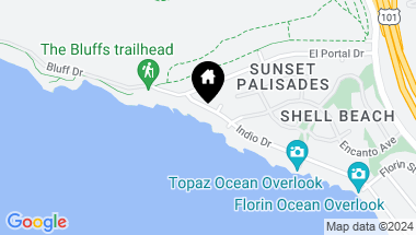 Map of 409 Indio Drive, Pismo Beach CA, 93449