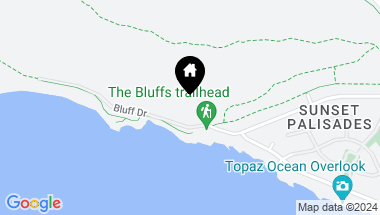 Map of 34 Bluff Drive, Pismo Beach CA, 93449