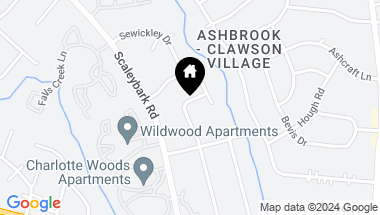 Map of 4101 Castlewood Road, Charlotte NC, 28209