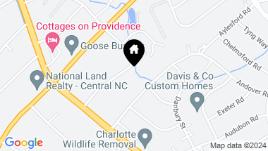 Map of 2311 Vernon Drive, Charlotte NC, 28211