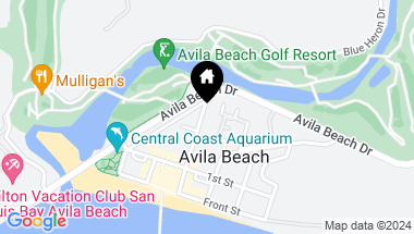 Map of 250 San Miguel St, Avila Beach CA, 93424
