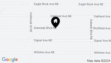 Map of 9900 Alameda Boulevard NE, Albuquerque NM, 87122