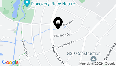 Map of 2019 Hastings Drive, Charlotte NC, 28207