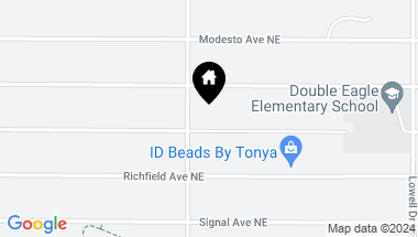 Map of 11205 Oakland Avenue NE, Albuquerque NM, 87122