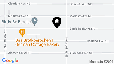 Map of 9500 Eagle Rock Avenue NE, Albuquerque NM, 87122