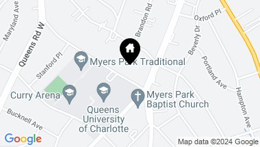 Map of 2311 Radcliffe Avenue, Charlotte NC, 28207