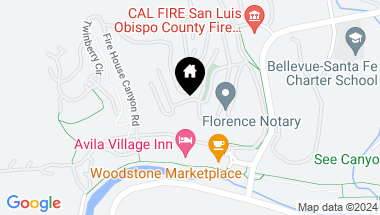 Map of 190 Valley View Drive, Avila Beach CA, 93424