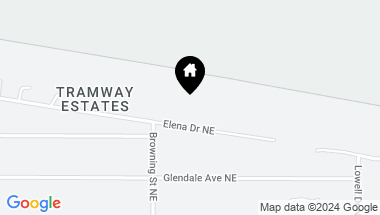 Map of Elena Drive NW, Albuquerque NM, 87122