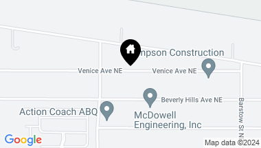 Map of 7720 Venice Avenue NE, Albuquerque NM, 87122