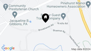Map of 110 Brookhaven Road, Pinehurst NC, 28374