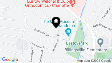 Map of 441 Eastover Road, Charlotte NC, 28207