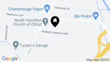 Map of 1019 Holland Johnson Rd, Hixson TN, 37343