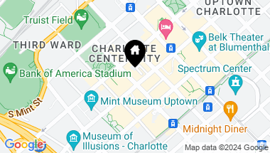 Map of 230 S Tryon Street Unit: 1301, Charlotte NC, 28202