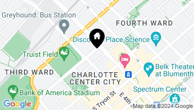 Map of 333 W Trade Street Unit: 2400, Charlotte NC, 28202