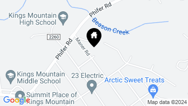 Map of 412 Maner Road, Kings Mountain NC, 28086