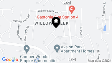 Map of 918 Willow Wind Drive, Gastonia NC, 28054