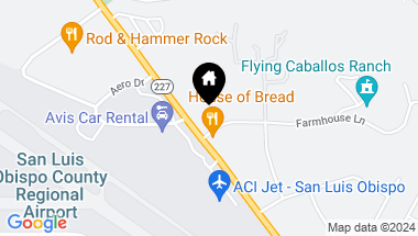 Map of 1100 Farmhouse Street, San Luis Obispo CA, 93401