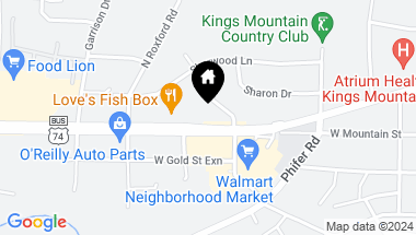 Map of 1002 shelby Road, Kings Mountain NC, 28086