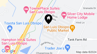 Map of 3960 S Higuera Street 91, San Luis Obispo CA, 93401