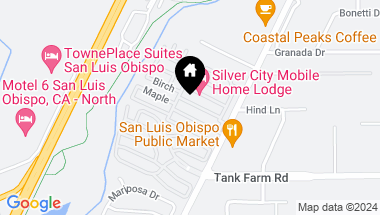 Map of 3860 S Higuera 217, San Luis Obispo CA, 93401