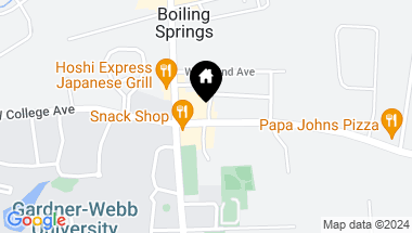 Map of 111 E COLLEGE Avenue, Boiling Springs NC, 28017