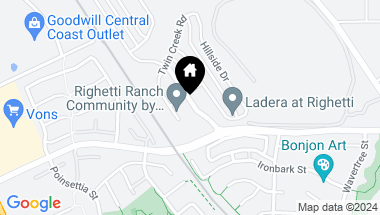 Map of 4149 Righetti Ranch Road, San Luis Obispo CA, 93401