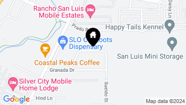 Map of 209 Bonetti Drive, San Luis Obispo CA, 93401