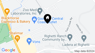 Map of 970 Bougainvillea Street, San Luis Obispo CA, 93401