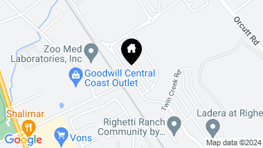 Map of 3964 Righetti Ranch Road, San Luis Obispo CA, 93401