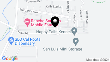 Map of 345 Presidio Place, San Luis Obispo CA, 93401