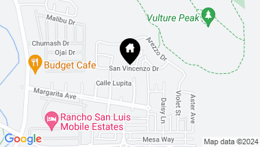Map of 365 San Vincenzo Drive, San Luis Obispo CA, 93401
