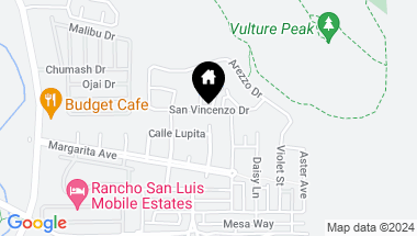 Map of 371 San Vincenzo Drive, San Luis Obispo CA, 93401