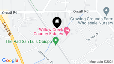 Map of 1028 Willow Circle #9, San Luis Obispo CA, 93401
