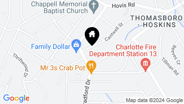 Map of 929 Cantwell Street Unit: 2 & 3, Charlotte NC, 28208