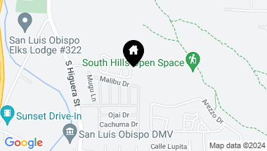 Map of 262 Loma Bonita Drive 32, San Luis Obispo CA, 93401