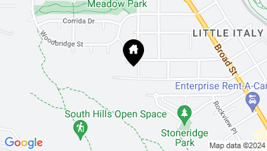 Map of 390 Lawrence Drive, San Luis Obispo CA, 93401