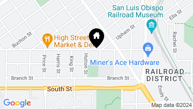 Map of 541 High Street, San Luis Obispo CA, 93401