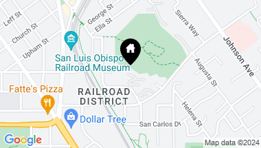 Map of 1085 Pauline Way, San Luis Obispo CA, 93401