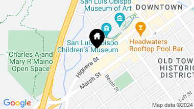 Map of 564 Higuera Street, San Luis Obispo CA, 93401