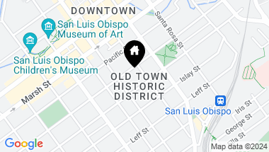 Map of 1415 Morro Street 1, San Luis Obispo CA, 93401