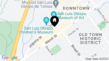 Map of 669 Higuera Street, San Luis Obispo CA, 93401