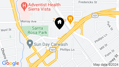 Map of 536 Hathway Avenue, San Luis Obispo CA, 93405