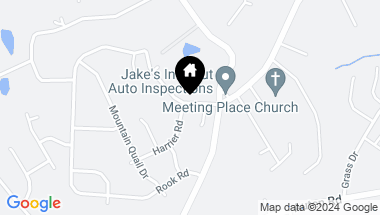 Map of 408 Peachtree Road, Charlotte NC, 28216